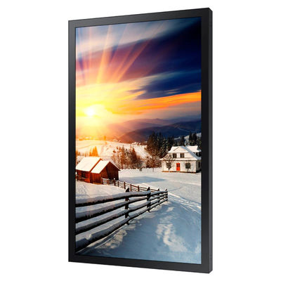 55 인치 LCD 스크린 광고 야외 24/7 작업 태양광 읽기 쉬운 5000 Nit