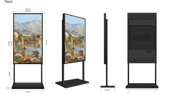 75인치 창 LCD 디스플레이 Ultra HD 2500-5000nits